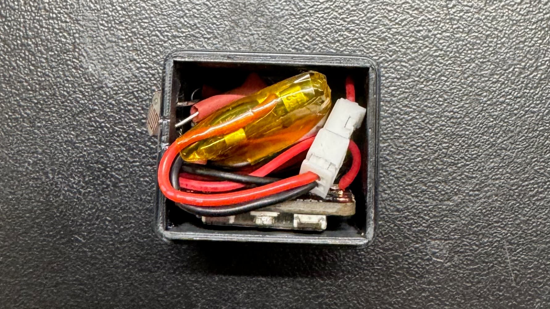 Internals top view