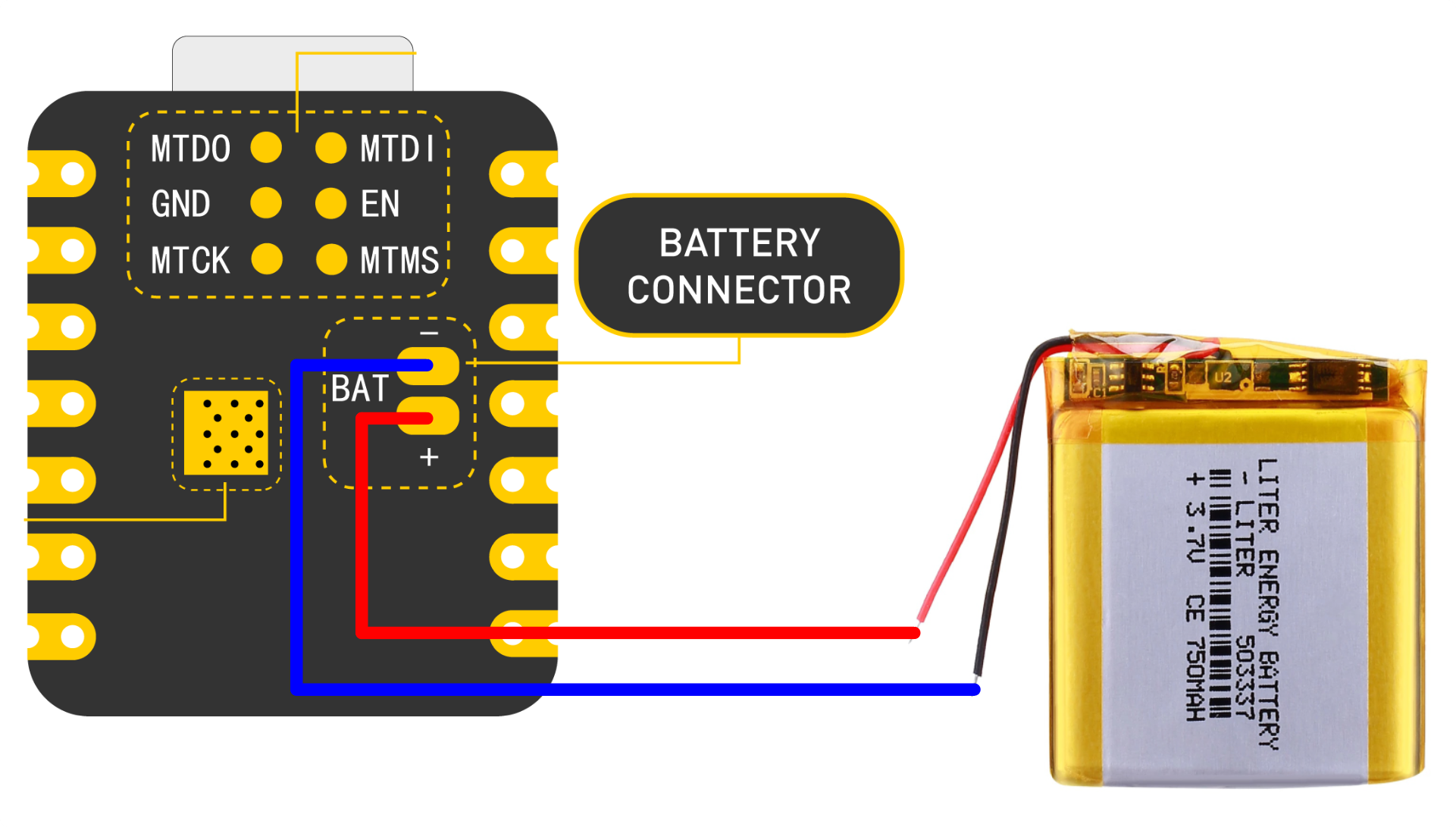 LiPo battery integration